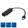 Kabel przejściówki ACT do dysku SATA 2,5 cala HDD/SSD AC1510 0,15 m czarny