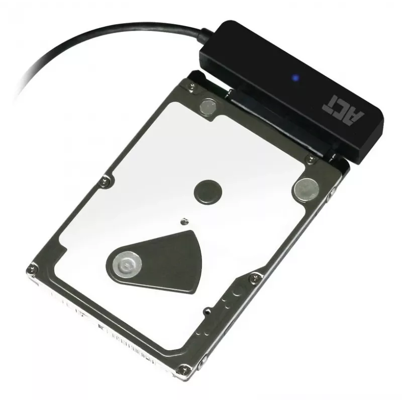 Kabel przejściówki ACT do dysku SATA 2,5 cala HDD/SSD AC1510 0,15 m czarny