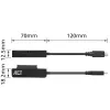 Kabel przejściówki ACT USB-C do dysku SATA 2,5 cala HDD/SSD AC1525 0,15 m czarny