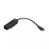 Kabel przejściówki ACT USB-C do dysku SATA 2,5 cala HDD/SSD AC1525 0,15 m czarny