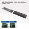 Obudowa SSD ACT AC1615 USB-C M.2 NVMe PCIe 10 Gbit/s Czarna