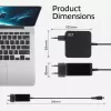 Ładowarka ścienna ACT USB-C do laptopa 65W z profilami Power Delivery, 2 metry