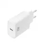 ACT Compact USB-C Charger 20W Szybkie ładowanie Uniwersalna ładowarka sieciowa Biała