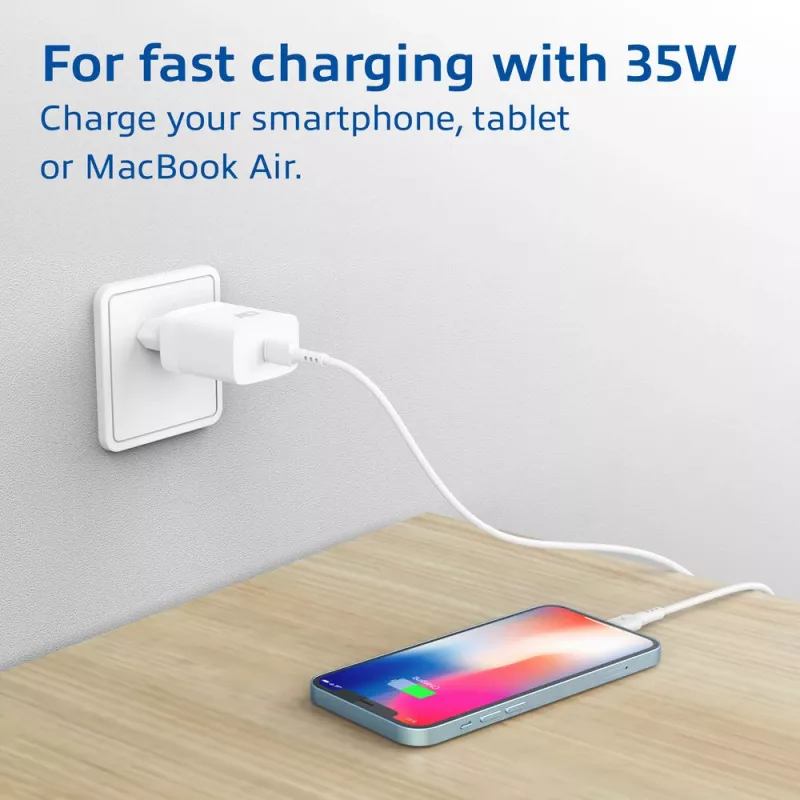 Ładowarka USB-C ACT 35W Power Delivery PPS GaNFast Uniwersalna