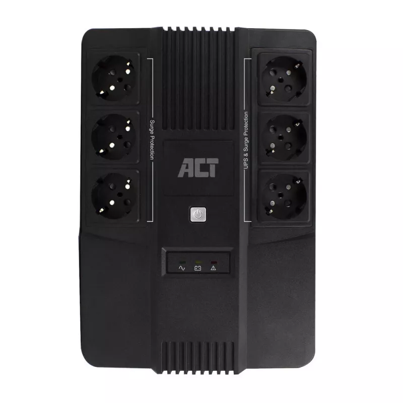 ACT Line Interactive UPS 600 VA - z uziemionymi gniazdami