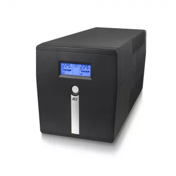 ACT Line Interactive UPS 1000VA - 600W z AVR, wyświetlaczem LCD
