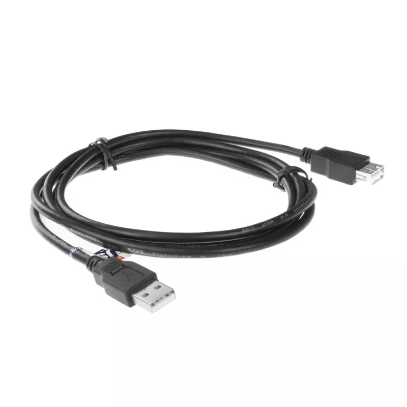 Przedłużacz ACT USB 2.0 wtyk A – gniazdo A 1,8 metra, torebka strunowa