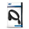 Przewód zasilający C13 C14 czarny 1,8 m ACT Powercord