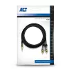 ACT 5 metrów Wysokiej jakości kabel połączeniowy audio 1x wtyk jack stereo 3,5 mm - 2x wtyki RCA