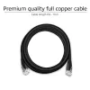 ACT Black 2.0 metr U/UTP, kabel krosowy CAT6 z wtykami RJ45