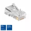 Modułowe złącze ACT CAT5E RJ-45 ACT AC4110 męskie srebrne przezroczyste 10 szt.