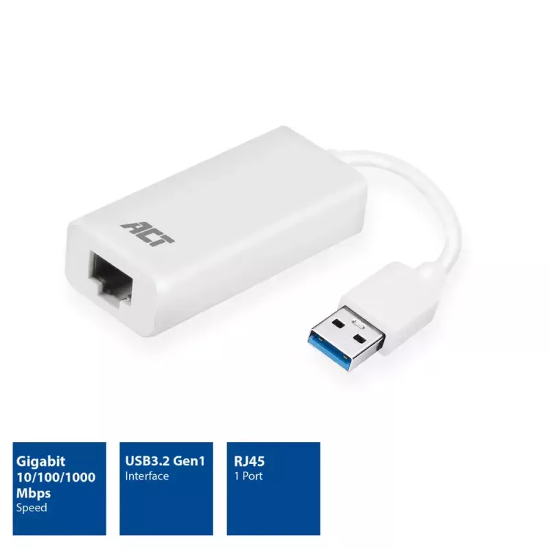 Karta sieciowa ACT AC4410 Ethernet 1000 Mbit/s Przewodowa USB