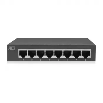 Przełącznik niezarządzalny ACT AC4418 8 portów Gigabit Ethernet 10/100/1000