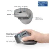 ACT Bezprzewodowa mysz ergonomiczna z Bluetooth i USB-C/USB-A