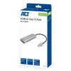 USB Hub ACT AC6121 Type-A 5000 Mbit/s Aluminium