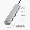 Koncentrator USB ACT AC6125 3.2 Gen 1 Type-A 5000 Mbit/s szary
