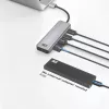 Koncentrator USB ACT AC6125 3.2 Gen 1 Type-A 5000 Mbit/s szary