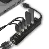 Koncentrator USB ACT AC6215 480 Mbit/s Czarny