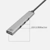 ACT AC6225 Hub USB 2.0 480 Mbit/s Szary Aluminium
