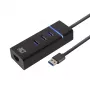 Stacja dokująca ACT AC6310 USB 3.2 Gen 1 przewodowa czarna Ethernet