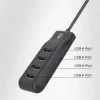 ACT AC6320 hub interfejsów USB 3.2 Gen 1 (3.1 Gen 1) Type-A 5000 Mbit/s Czarny