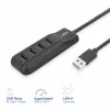ACT AC6320 hub interfejsów USB 3.2 Gen 1 (3.1 Gen 1) Type-A 5000 Mbit/s Czarny