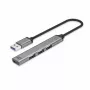 ACT AC6325 USB 3.2 Gen 1 Type-A Hub 5000 Mbit/s Szary