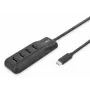 ACT AC6420 koncentrator interfejsów USB 3.2 Gen 1 (3.1 Gen 1) Type-C 5000 Mbit/s Czarny