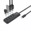 ACT AC6420 koncentrator interfejsów USB 3.2 Gen 1 (3.1 Gen 1) Type-C 5000 Mbit/s Czarny