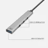Koncentrator USB ACT AC6425 Type-C 5000 Mbit/s Aluminium Szary