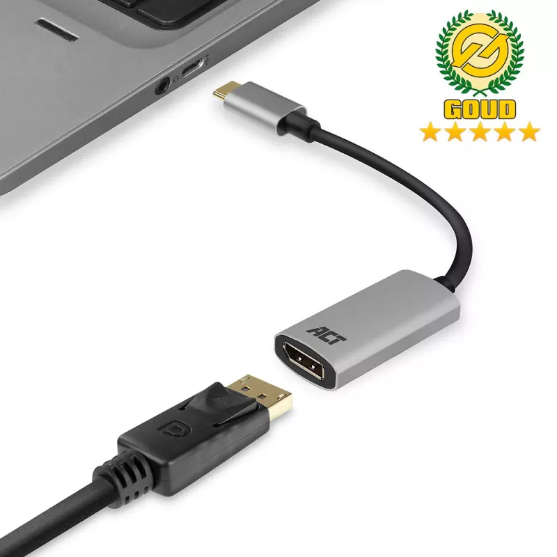 Adapter USB-C na DisplayPort ACT AC7030