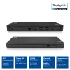 Stacja dokująca ACT USB-C 4K, dla 2 lub 3 monitorów HDMI/DisplayPort, DisplayLink