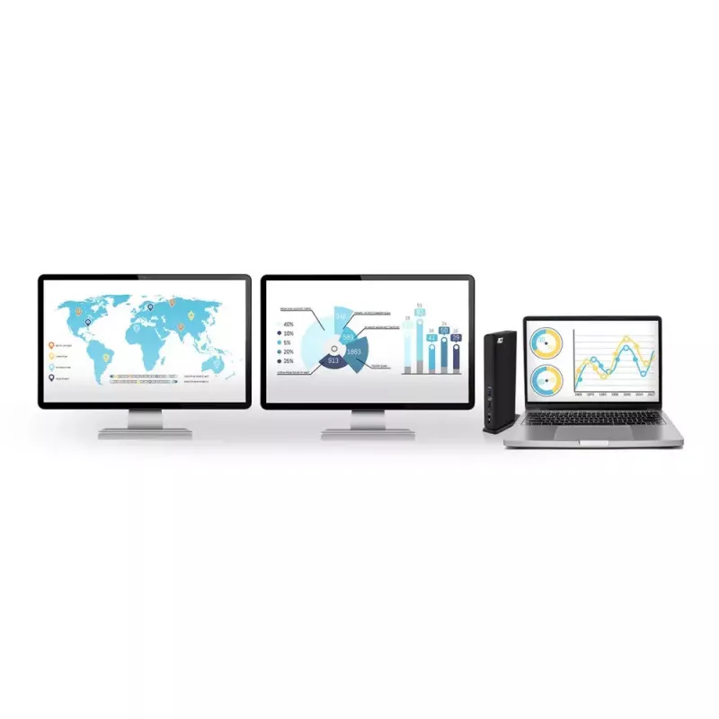 Stacja dokująca ACT Universal USB-C lub USB-A, dla 2 monitorów HDMI, DisplayLink
