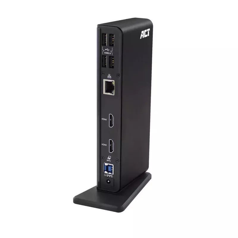 Stacja dokująca ACT Universal USB-C lub USB-A, dla 2 monitorów HDMI, DisplayLink