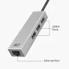 Koncentrator USB-C ACT AC7055 3x USB-A Gigabit Ethernet