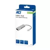 Koncentrator USB-C ACT AC7055 3x USB-A Gigabit Ethernet