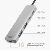 ACT AC7072 USB 3.2 Gen 1 Type-C Hub 5000 Mbit/s Czarny Szary