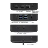 ACT Uniwersalna stacja dokująca USB-C 4K, dla 2 monitorów HDMI/DisplayPort, DisplayLink, kompaktowa konstrukcja
