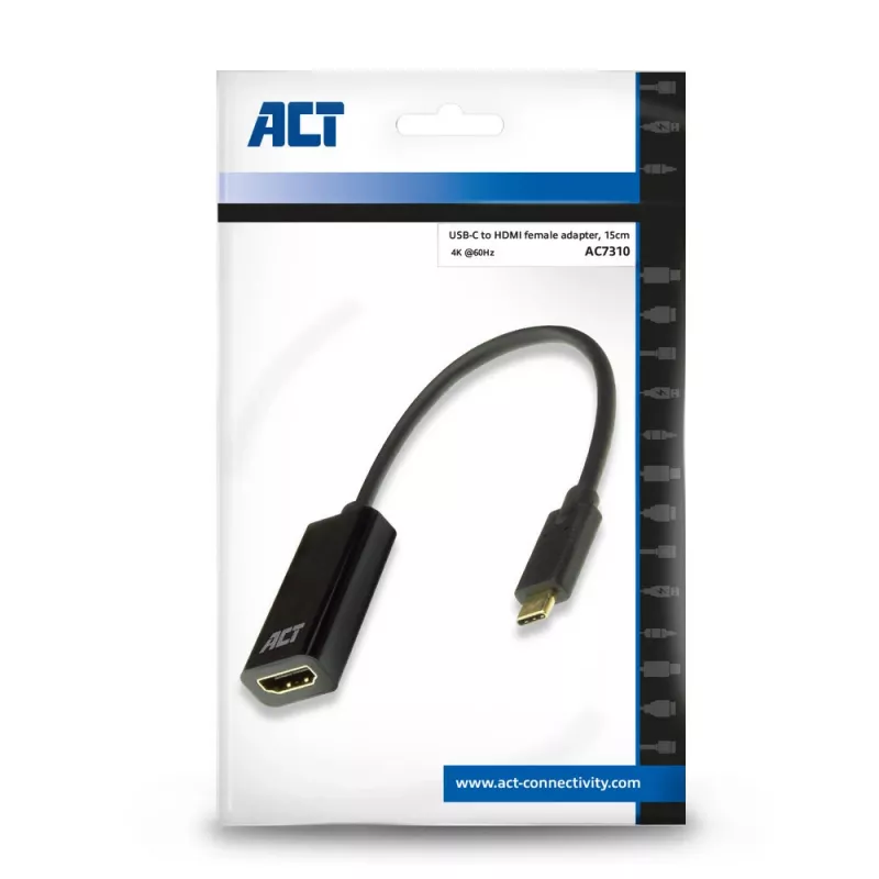 ACT Adapter USB-C na HDMI AC7310 0,15 m USB Type-C HDMI Type A