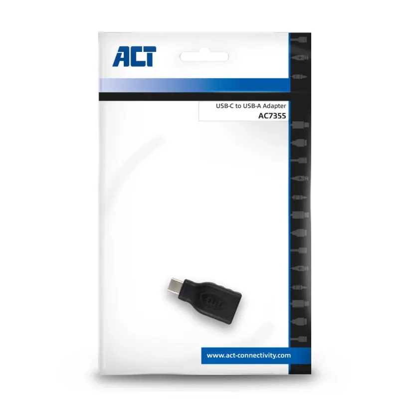 Adapter USB-C na USB-A ACT AC7355 czarny
