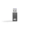 Adapter USB-A na USB-C ACT AC7375 Szary