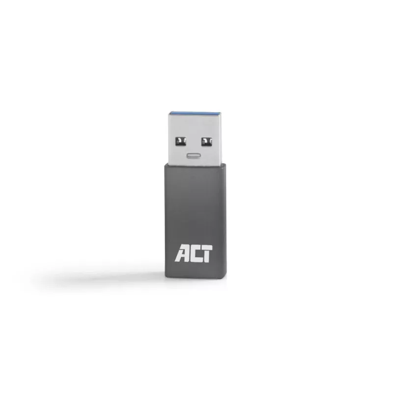 Adapter USB-A na USB-C ACT AC7375 Szary