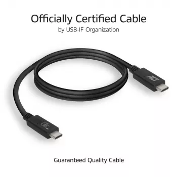 Kabel ACT USB 3.0 USB-C USB-IF certyfikowany 2 metry 5 Gbit/s