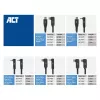 ACT USB 3.0 kątowy kabel USB-C 2 metry 5 Gbit/s Czarny