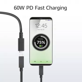 Przedłużacz ACT USB 3.0 USB-C 2 metry 5 Gbit/s Czarny