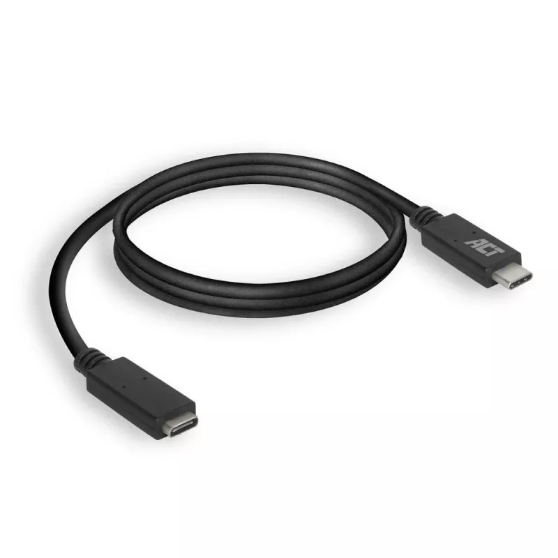 Przedłużacz ACT USB 3.0 USB-C 2 metry 5 Gbit/s Czarny