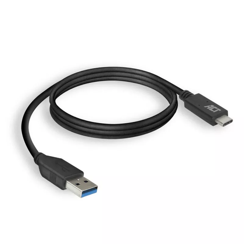 Kabel ACT USB 3.0 USB-A na USB-C 1 metr 5 Gbit/s Czarny