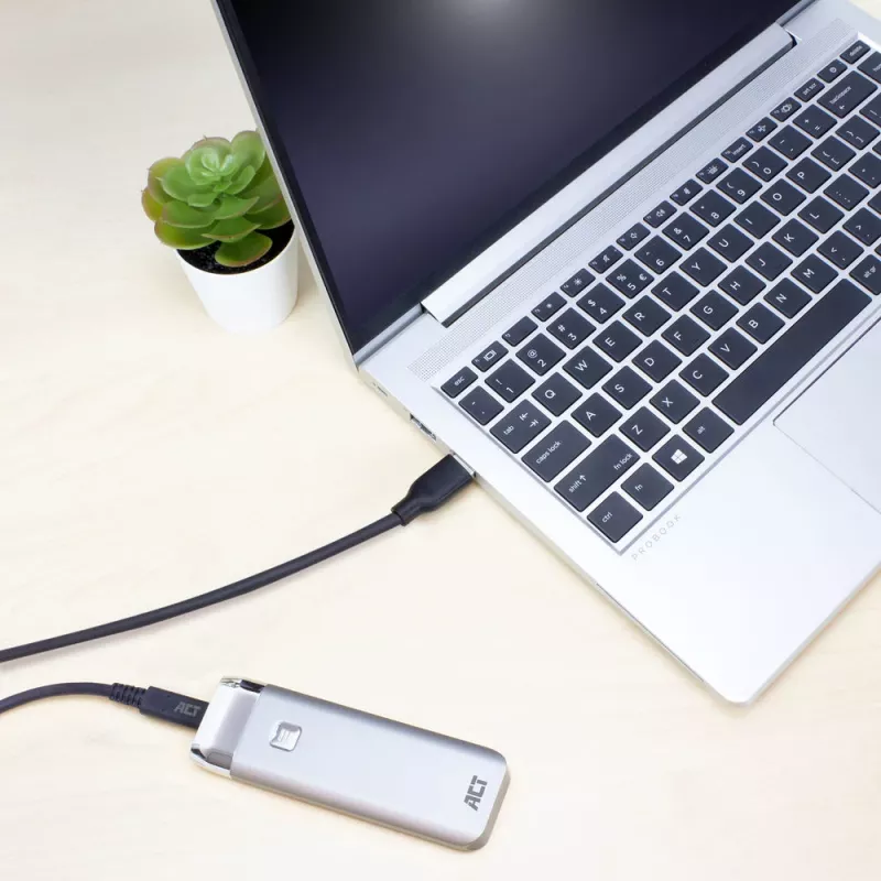 Kabel ACT USB 3.0 USB-A na USB-C 1 metr 5 Gbit/s Czarny