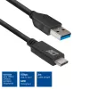Kabel ACT USB 3.0 USB-A na USB-C 2 metry 5 Gbit/s Czarny