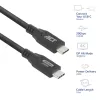 ACT USB4 20Gbps 240W USB Type-C kabel 0.5m Czarny
